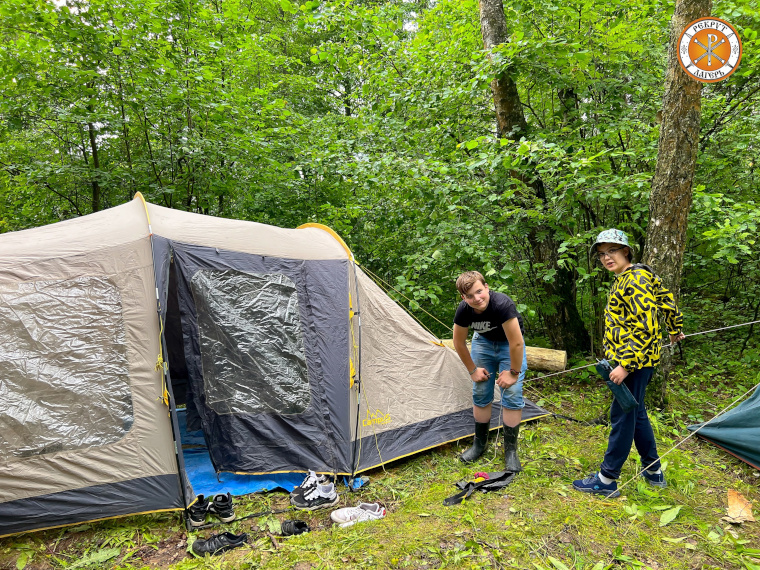 палаточный лагерь, православный лагерь