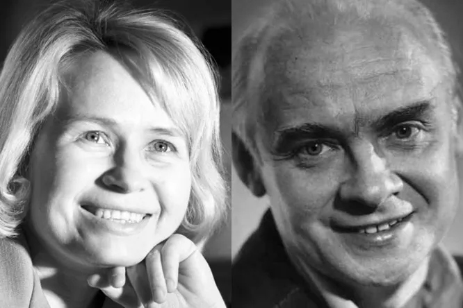 Александра Пахмутова и Николай Добронравов