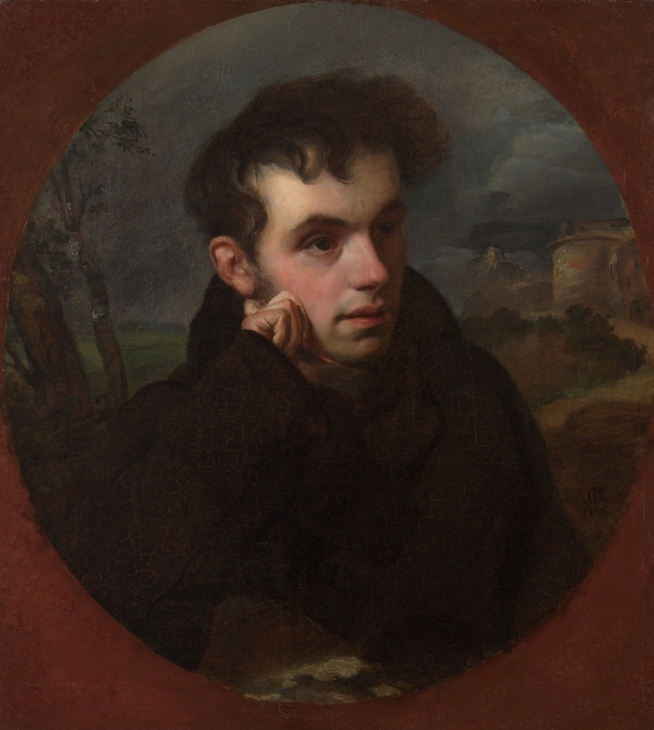 Кипренский Орест «Портрет поэта В.А. Жуковского», 1816 г. Государственная Третьяковская галерея, Москва.