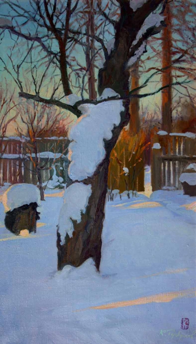 С. Н. Ефошкин. Данилова слобода. Репродукция картин. «Родительское благословение на воде не тонет, в огне не горит».