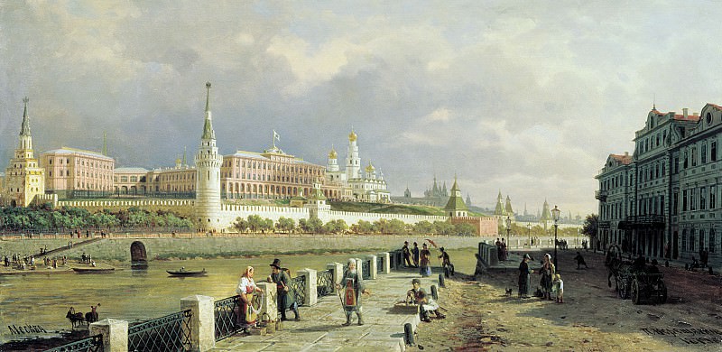 П. Верещагин. «Вид Московского кремля». 1879 г.