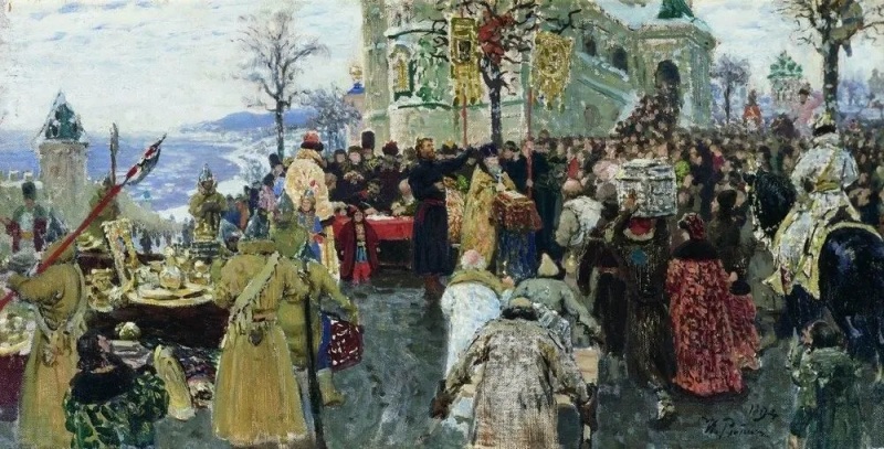 И. Е. Репин, «Кузьма Минин. Эскиз», 1894 г.