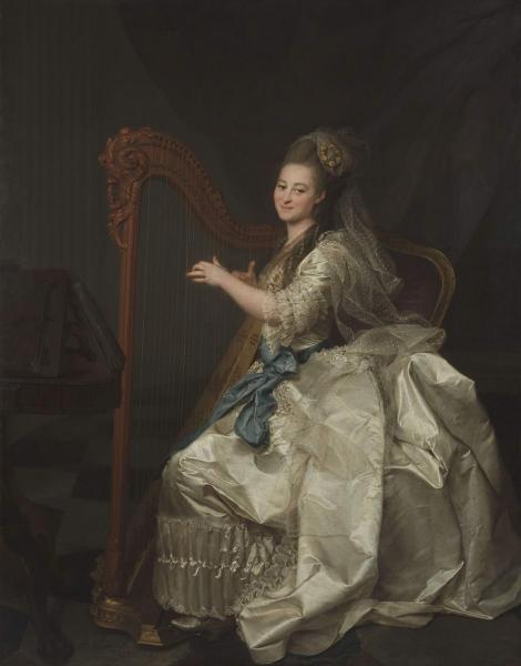 Д. Г. Левицкий «Портрет Г.И. Алымовой», 1776 г. Русский музей, Санкт-Петербург.