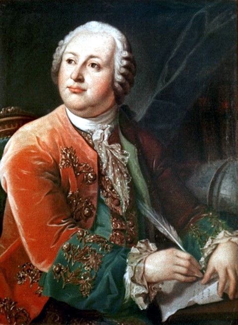Л. С. Миропольский «Портрет М. В. Ломоносова», 1787 г., Музей М. В. Ломоносова в Кунсткамере, Санкт-Петербург.