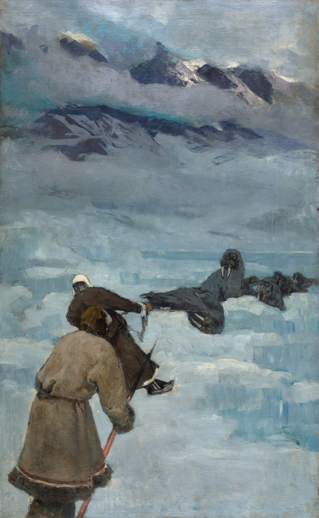 К. Коровин «Охота на моржей», 1896 г. Государственная Третьяковская галерея, г. Москва.