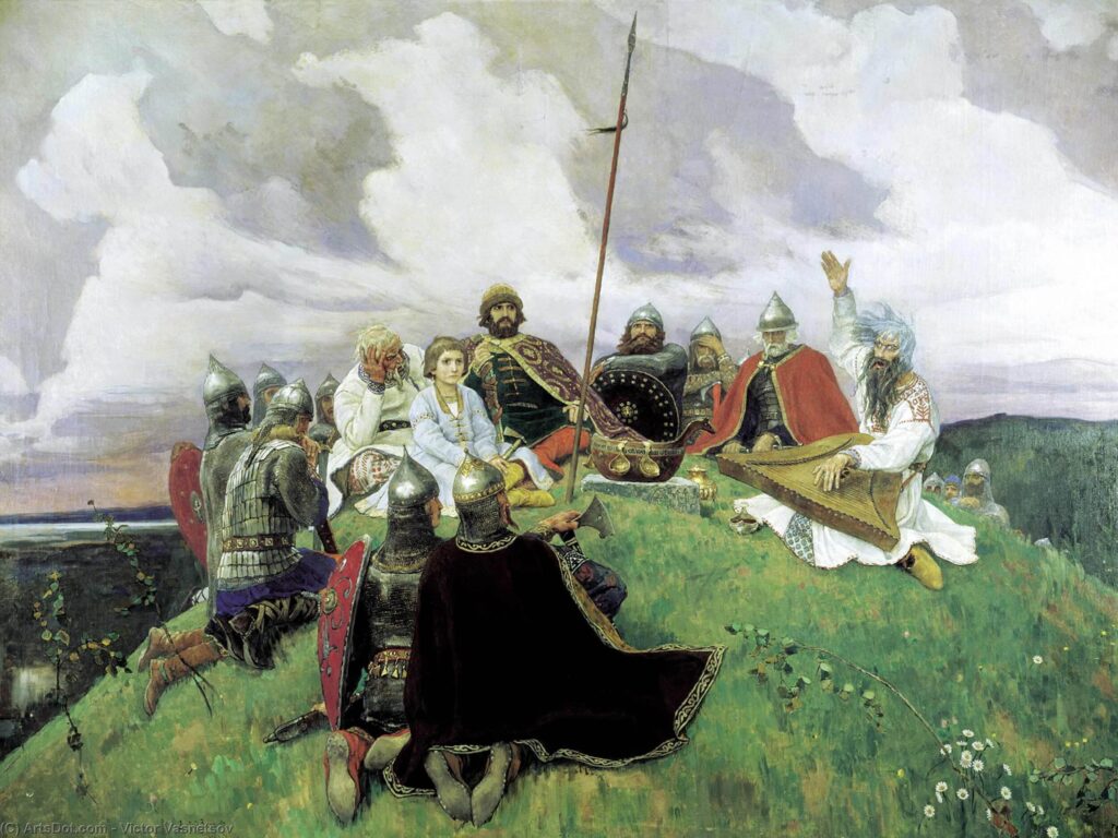 В. М. Васнецов «Баян», 1910 г. Русский музей в Санкт-Петербурге