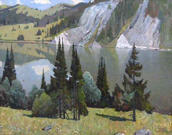 А. Ф. Бурак. Урал. «Река Сим». 1985 г.