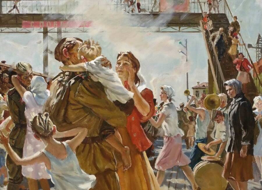 Н. Н. Репин «С Победой!», 1995 г. ЦКиО «Победа», г. Новосибирск.