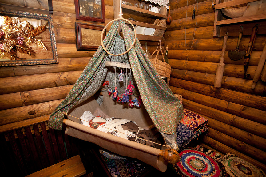 традиционная русская зыбка (люлька)