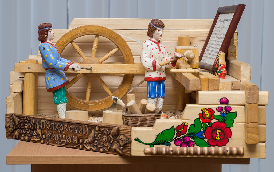 Модель старинной мастерской. Вознесенский историко-краеведческий музей, Нижегородская обл.