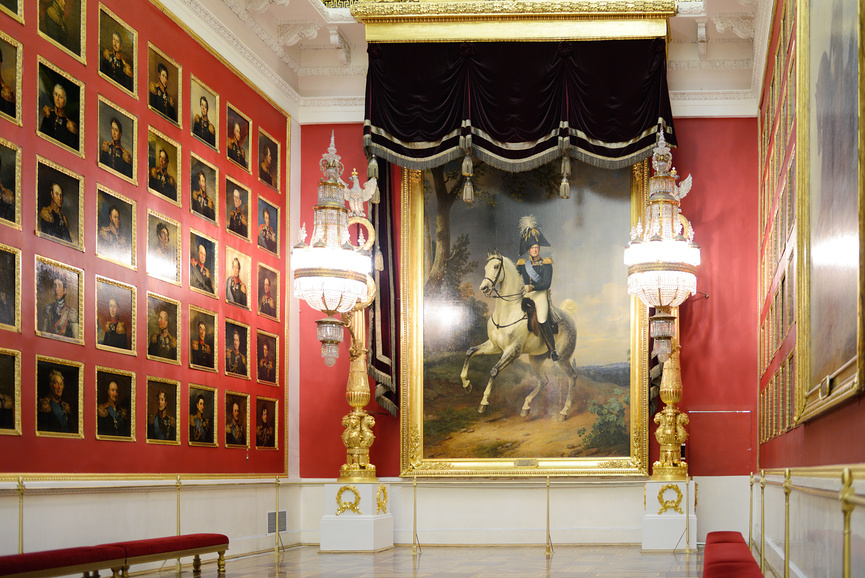Государственный музей Эрмитаж в Санкт-Петербурге. Портреты Военной галереи