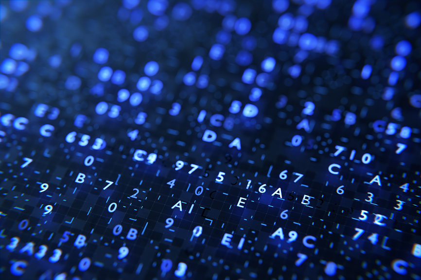 Фон HUD с плавающими числами.