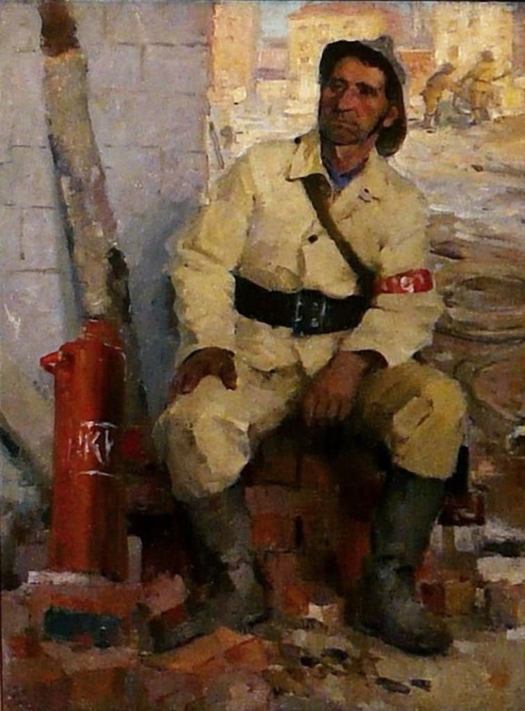 Н. С. Погребняк. Пожарный. 1950-1960-е гг.