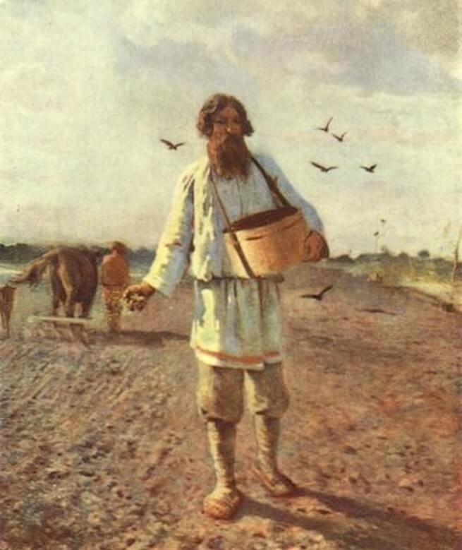 Г. Г. Мясоедов «Сеятель», 1888г. Художественный музей, Рига.