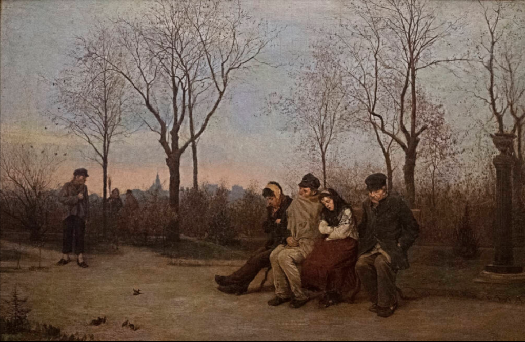 Н. Скадовский «Бесприютные», 1870 г. Ростовский областной музей изобразительных искусств, г. Ростов-на-Дону.