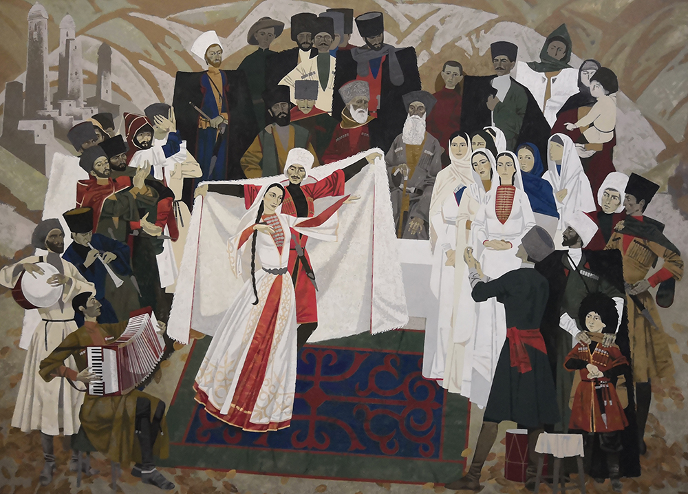 Р. Яхиханов «Танец», 2011 г., Музей Чеченской Республики, Грозный.