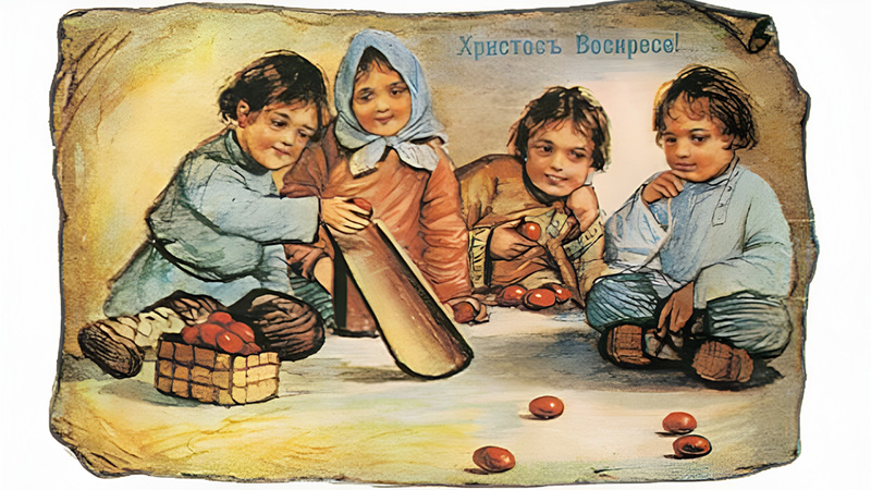 Катание яиц