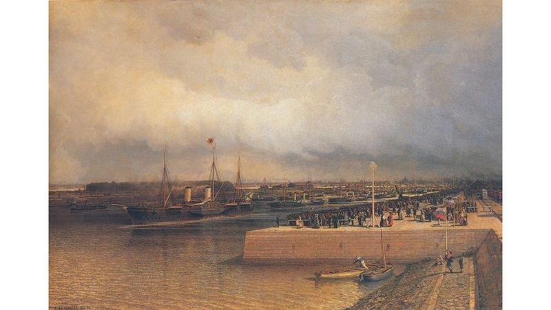 Открытие Петербургского морского канала