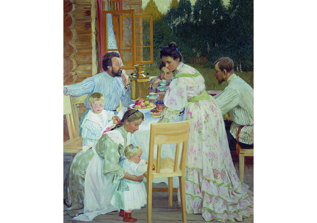 Кустодиев_На террасе
