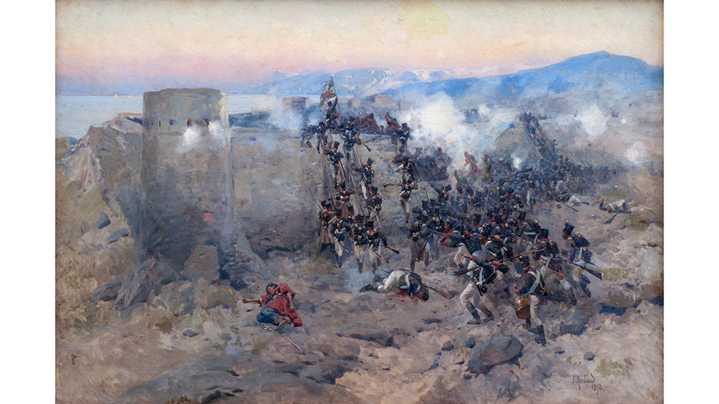 «Штурм Ленкоранской крепости русскими войсками 13 января 1813 года»