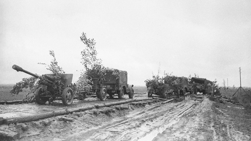 Великая Отечественная война 1941–1945 гг. Передислокация артиллерийских орудий